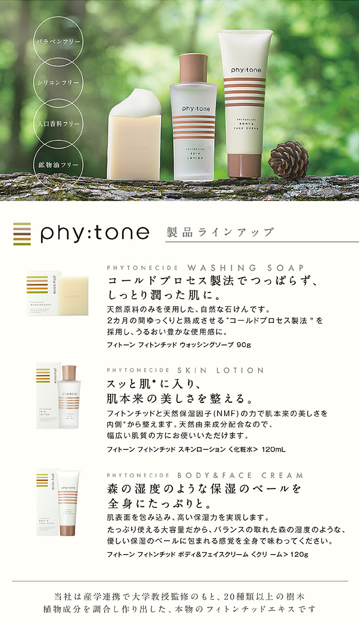 phy:tone 製品ラインナップ