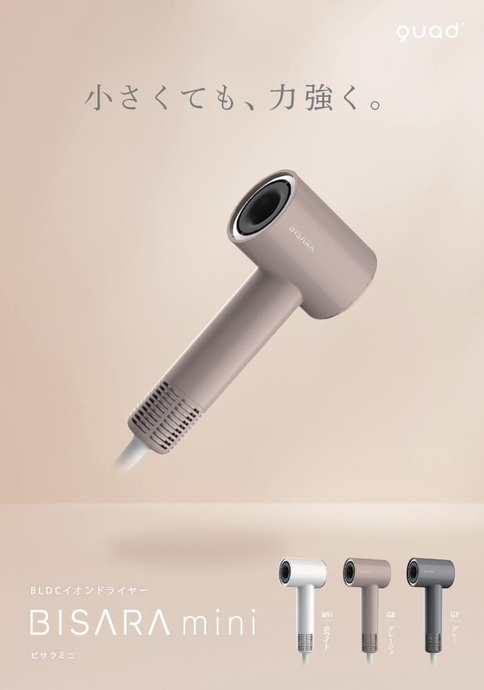 BLDCイオンドライヤー ビサラ ミニ